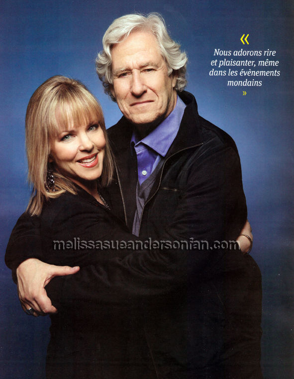 Melissa Sue Anderson and her husband Michael Sloan in La Semaine