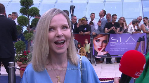 Melissa Sue Anderson in Monte-Carlo2022 blue carpet