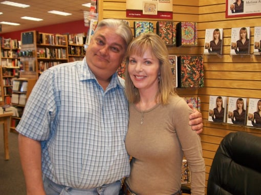 Melissa Sue Anderson and Mark at the May 8, 2010 Book signing at Borders in Virginia