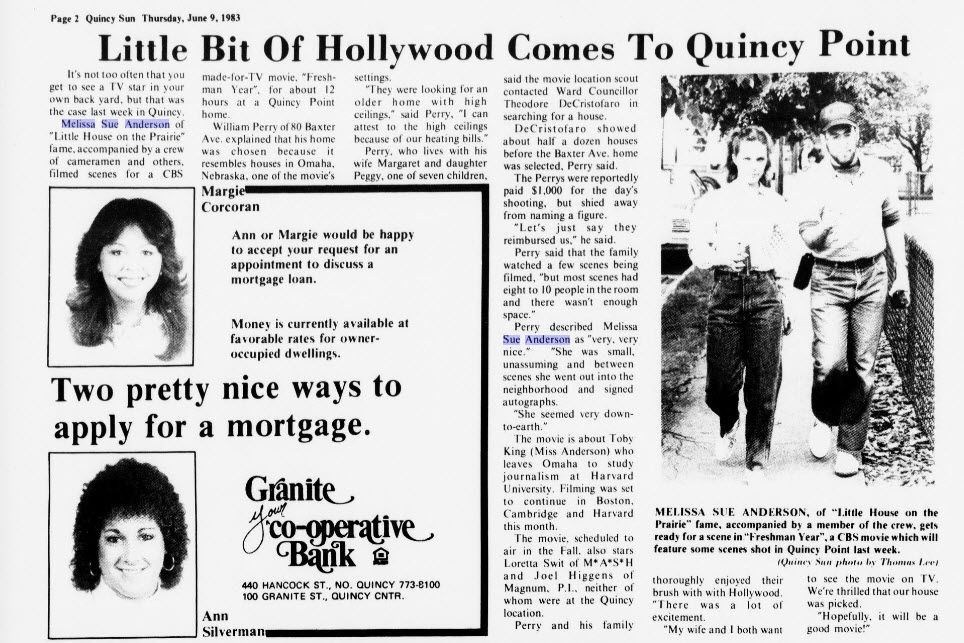 Newspaper article about First Affair